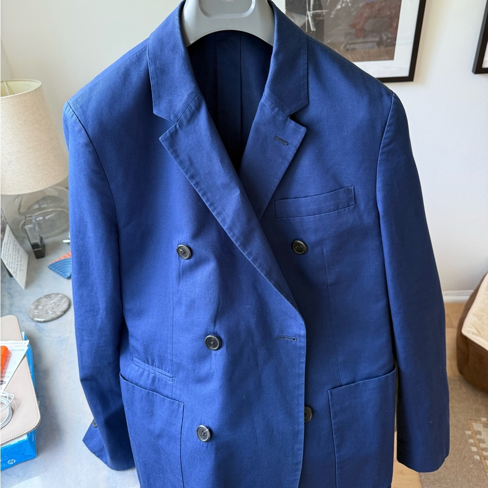 Prada Navy Blazer Excellent Condition with Hanger